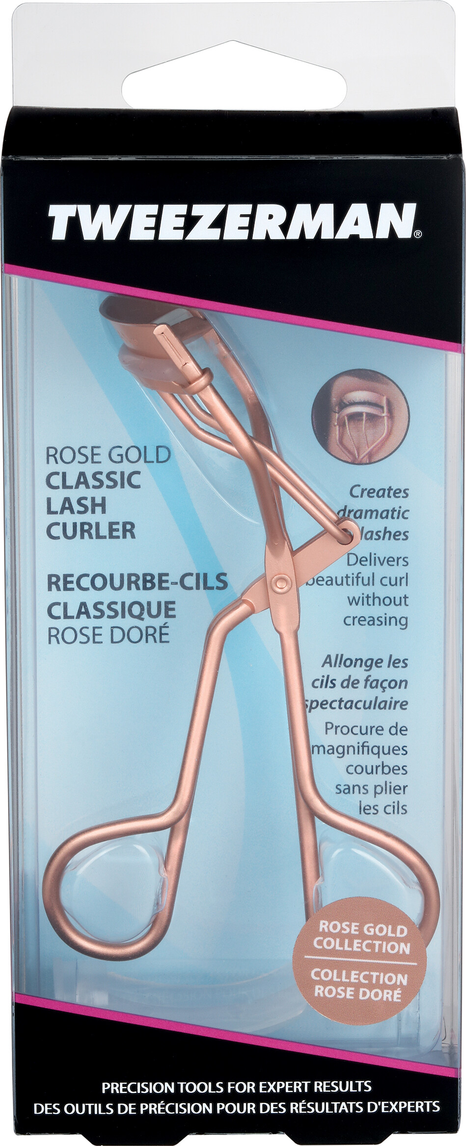 Tweezerman - Classic Lash Curler Rose Gold - øjenvippebukker