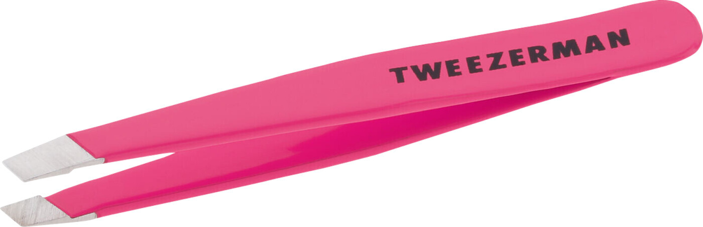 Tweezerman - Mini Slant Tweezer Neon Pink - Pincet