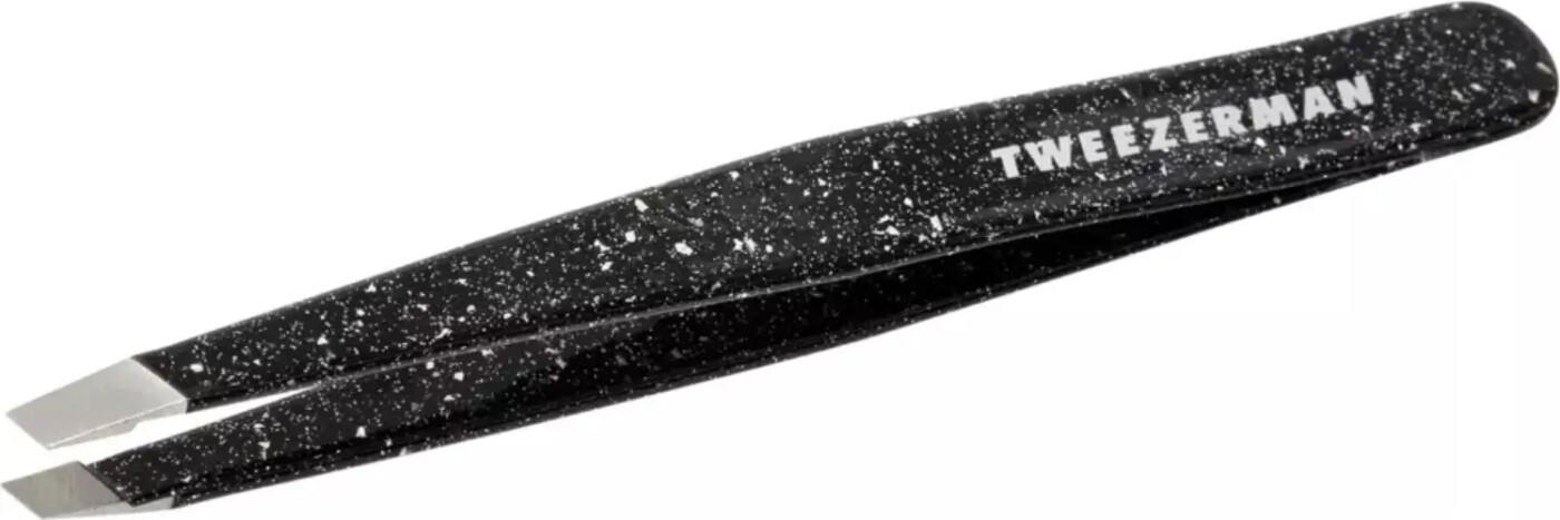 Tweezerman Slant Tweezer skrå pincet Sparkling Black