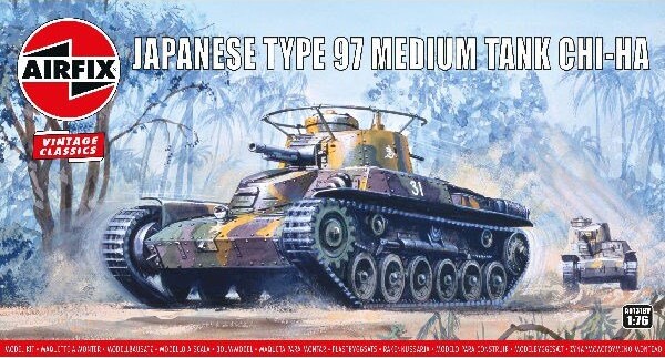 Billede af Airfix - Japanese Type 97 Tank Byggesæt - 1:76 - A01319v