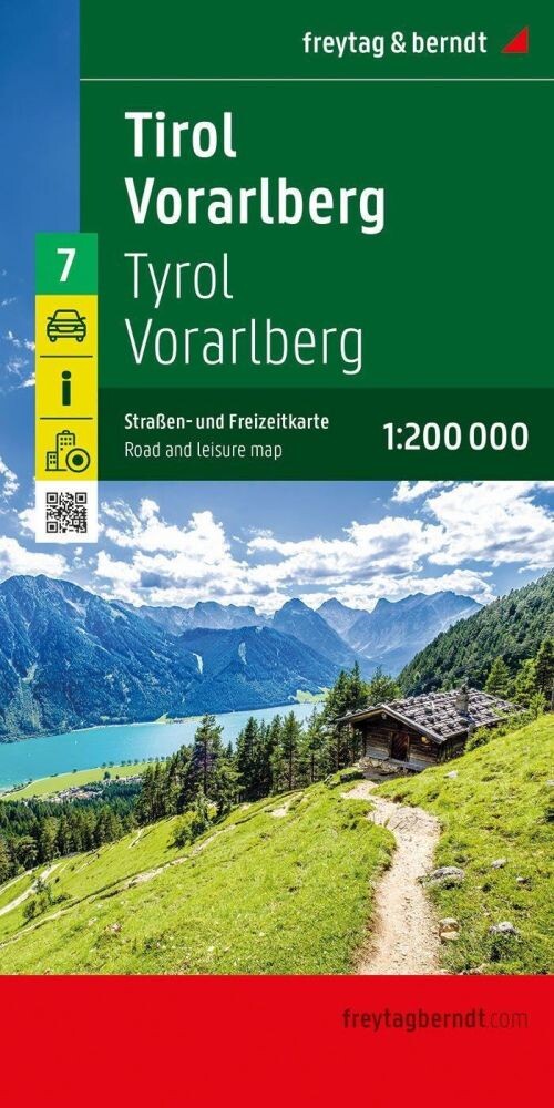 Freytag & Berndt - Tyrol - Vorarlberg - English book