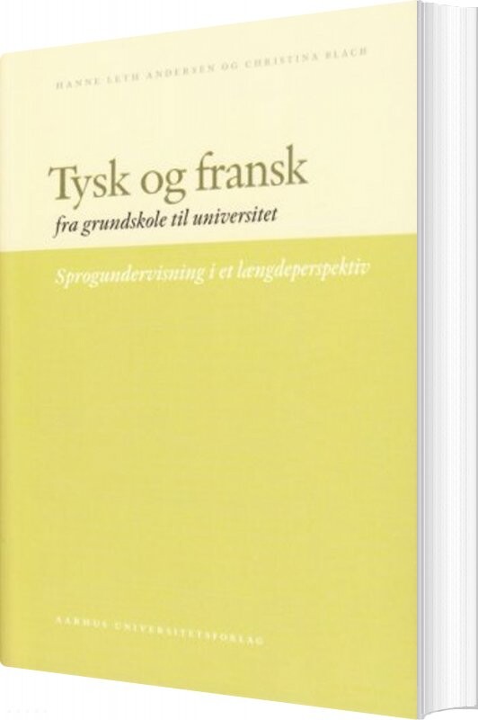 Billede af Tysk Og Fransk - Hanne Leth Andersen - Bog