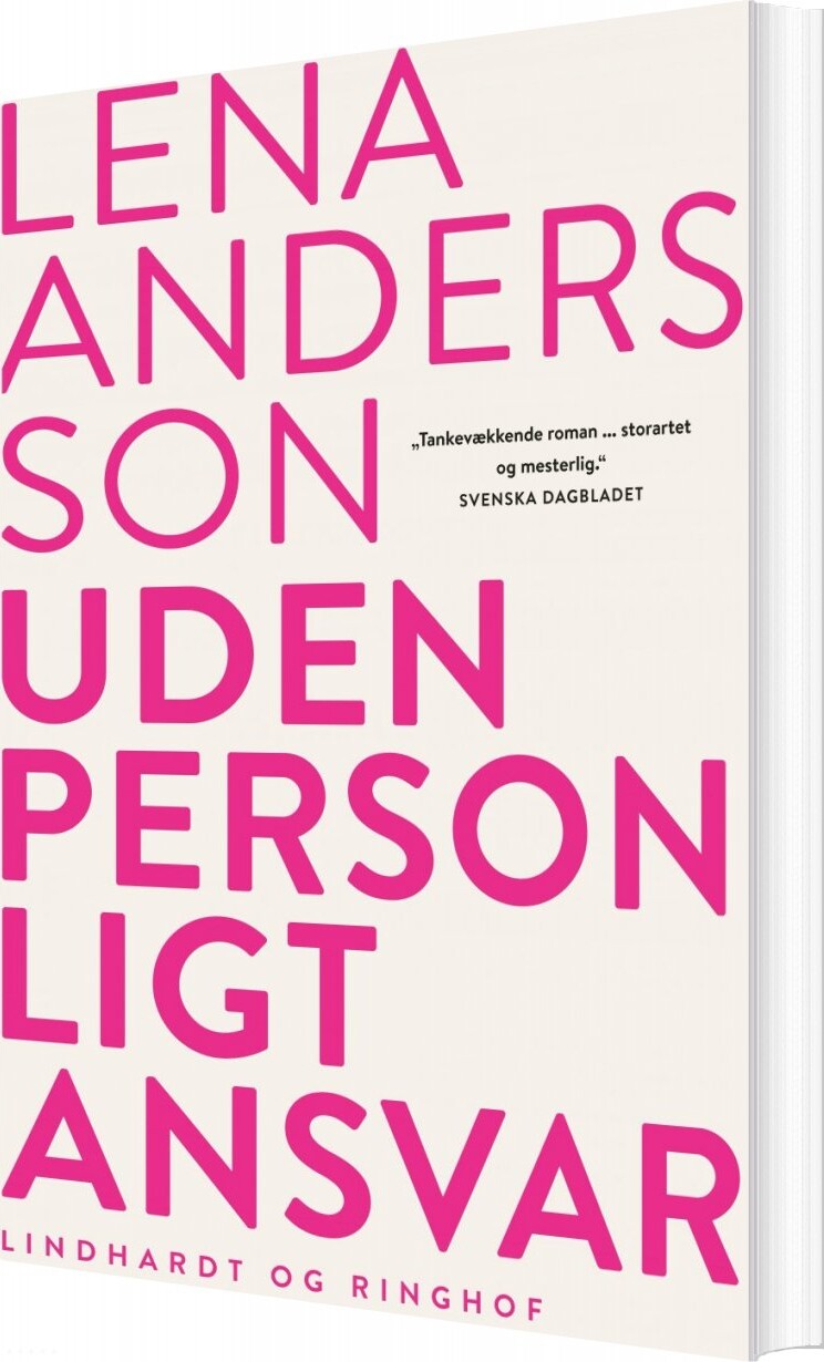 Billede af Uden Personligt Ansvar - Lena Andersson - Bog