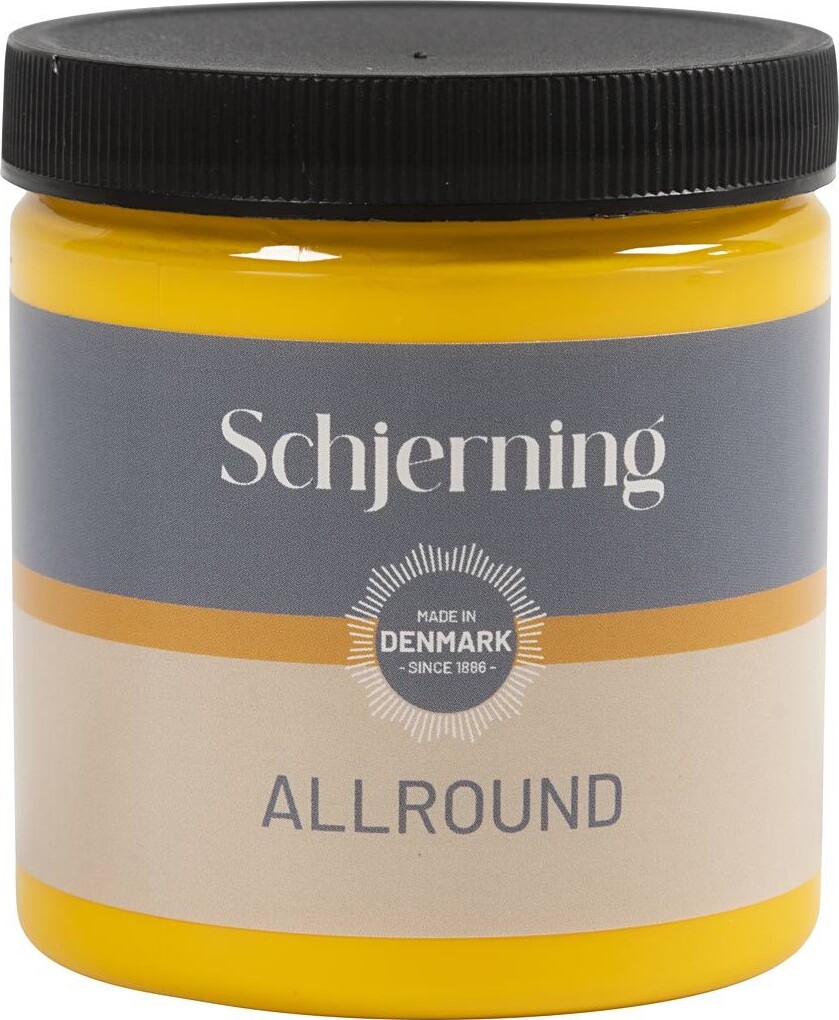 Udendørsmaling - Gul - 250 Ml billede