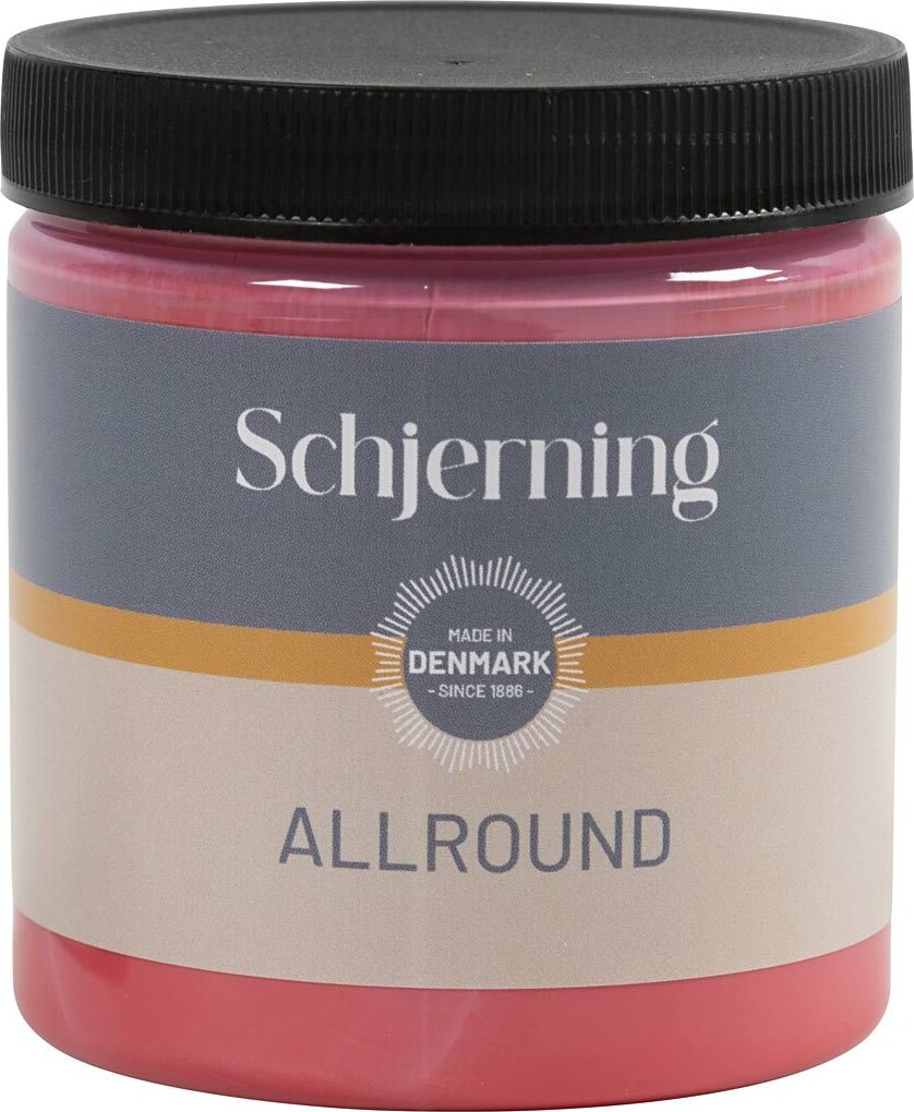 Udendørsmaling - Primær Rød - 250 Ml billede