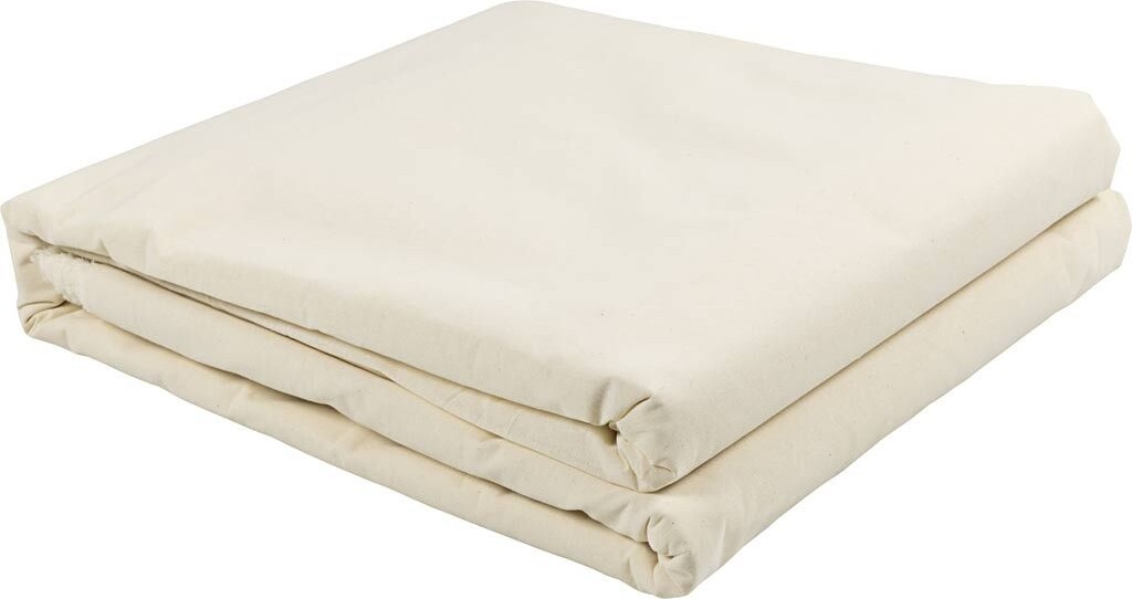 Udvasket Bomuldslærred - B 150 Cm - 105 G - Natur - 25 M
