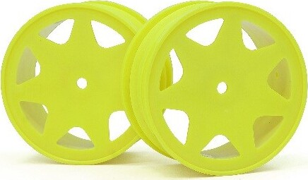 Billede af Ultra 7 Wheels Yellow 30mm (2pcs) - Hp100620 - Hpi Racing