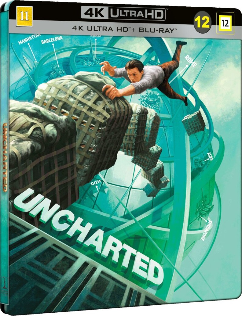 Uncharted - Film 2022 - Limited Steelbook - 4K Blu-Ray