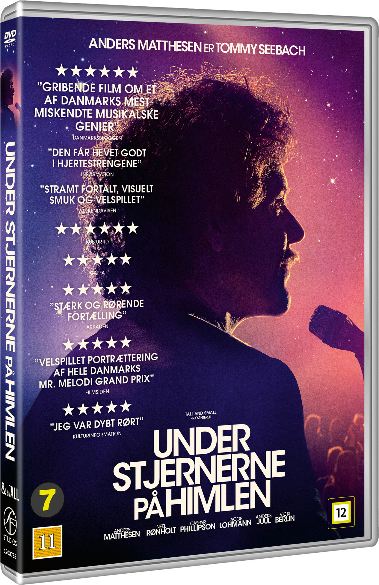 Under Stjernerne På Himlen - Tommy Seebach Film - DVD - Film