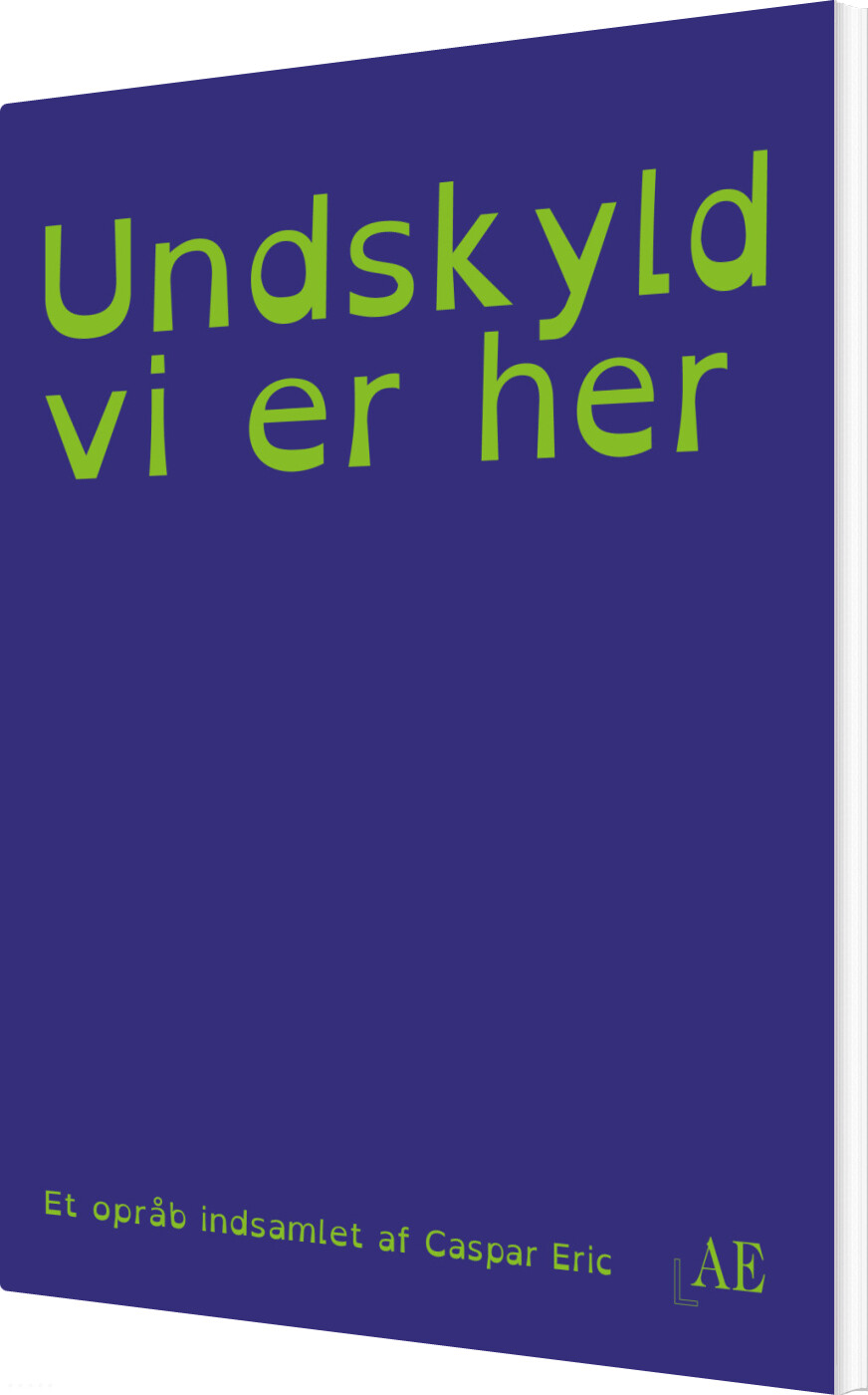 Undskyld Vi Er Her - Caspar Eric - Bog