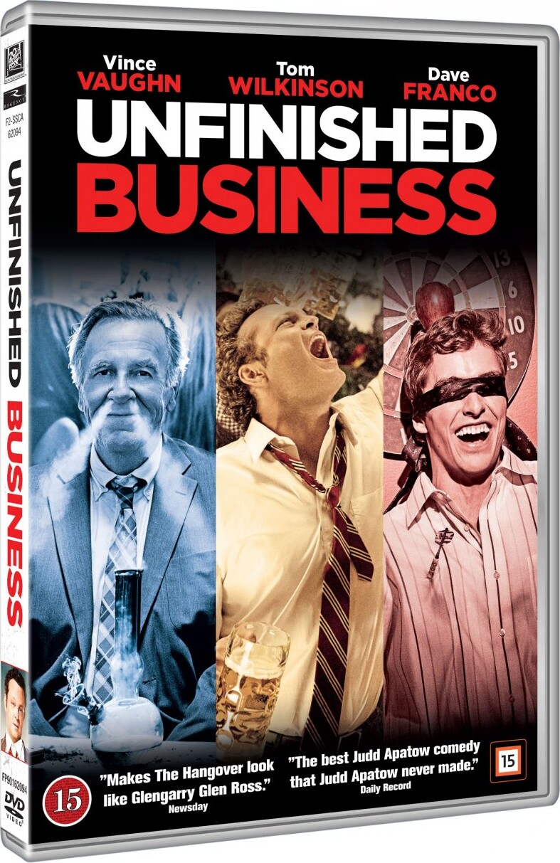 Unfinished Business - 2015 Vince Vaughn - DVD - Film