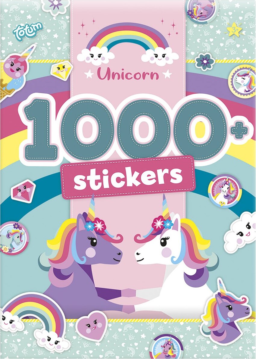 Unicorn 1000 + Sticker Book - Bog