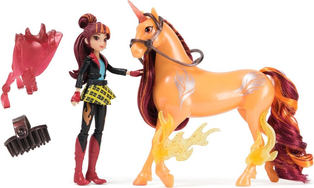 Unicorn Academy - Doll & Unicorn V2 - Valentina & Cinder (6072677)