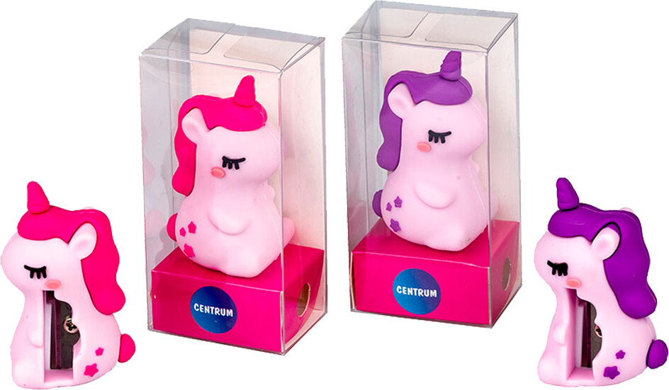 Unicorn Blyantspidser Silicone - Centrum - Assorteret - 1 Stk