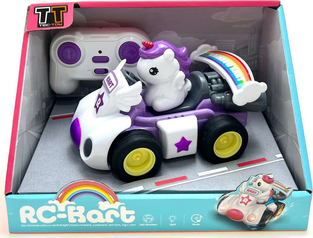 Unicorn Rc-kart W/light And Sound 2,4ghz - Tec-toy