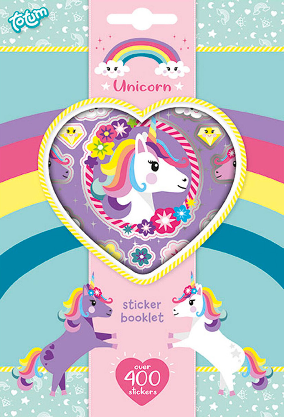 Totum UNICORN Sticker Book 4 ark
