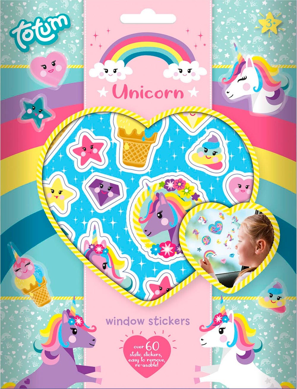 Dinosaur Vinduesklistermærker - Over 60 Stk