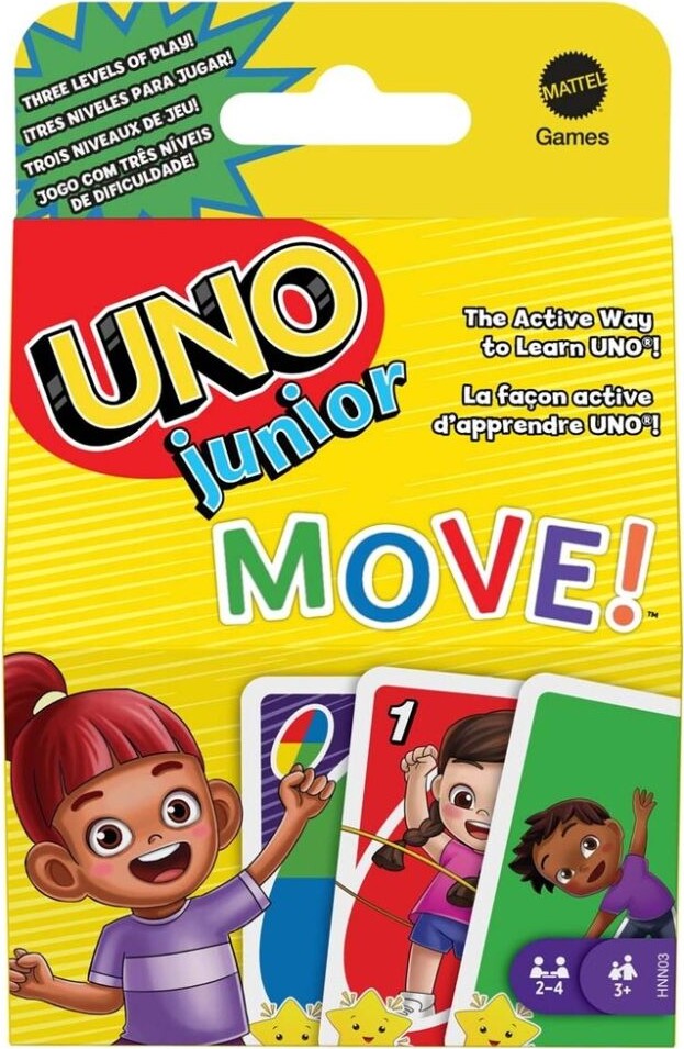 Uno Junior Move - Kortspil - Mattel Hnn03