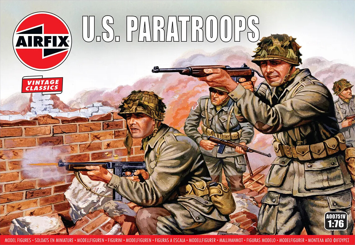 Billede af Airfix - U.s. Paratroops - Vintage Classics - 1:76 - A00751v