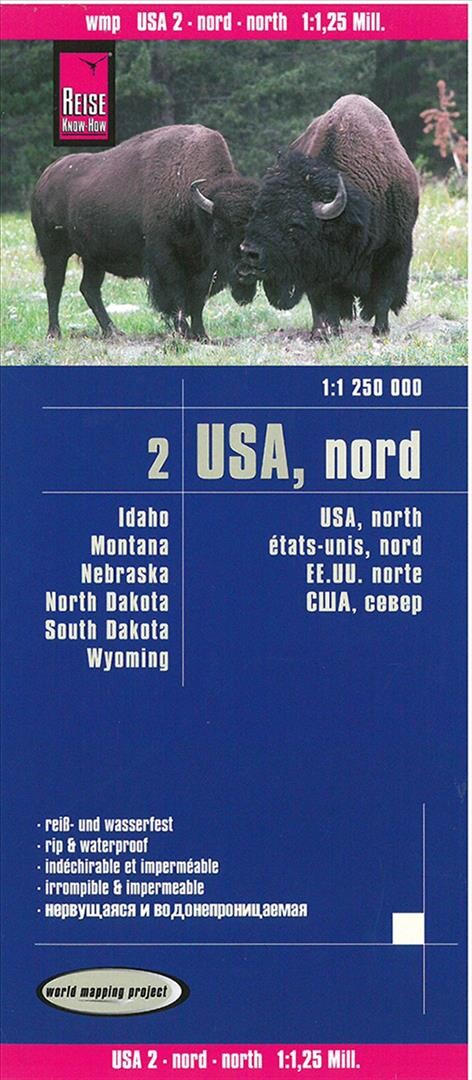 Usa 2: North - Reise Know-how - English book