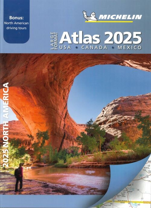 Billede af Usa, Canada & Mexico 2025, Michelin Large Format Atlas - Diverse - English Book