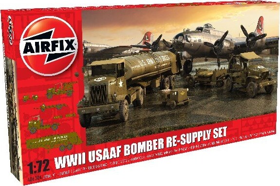 Billede af Italeri - Wwii Usaaf Bomber Re-supply Set - 1:72 - A06304
