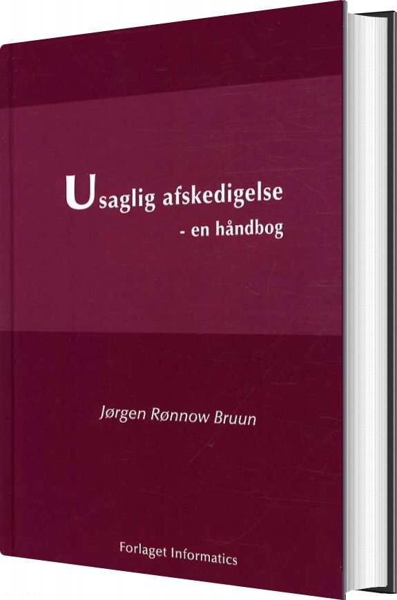 Usaglig Afskedigelse - Jørgen Rønnow Bruun - Bog