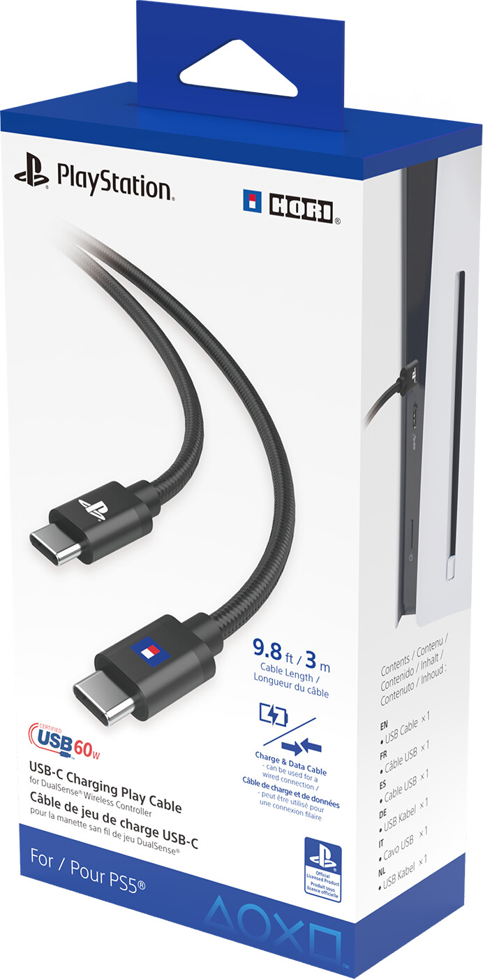 Usb-c Charging Play Cable For Dualsense Wireless Controller