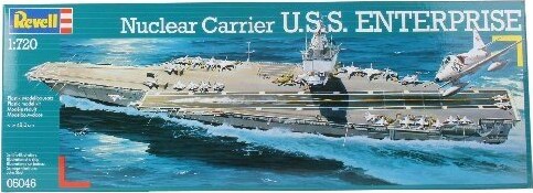 Revell - Nuclear Carrier Uss Enterprise Skib Byggesæt - 1:720 - 05046