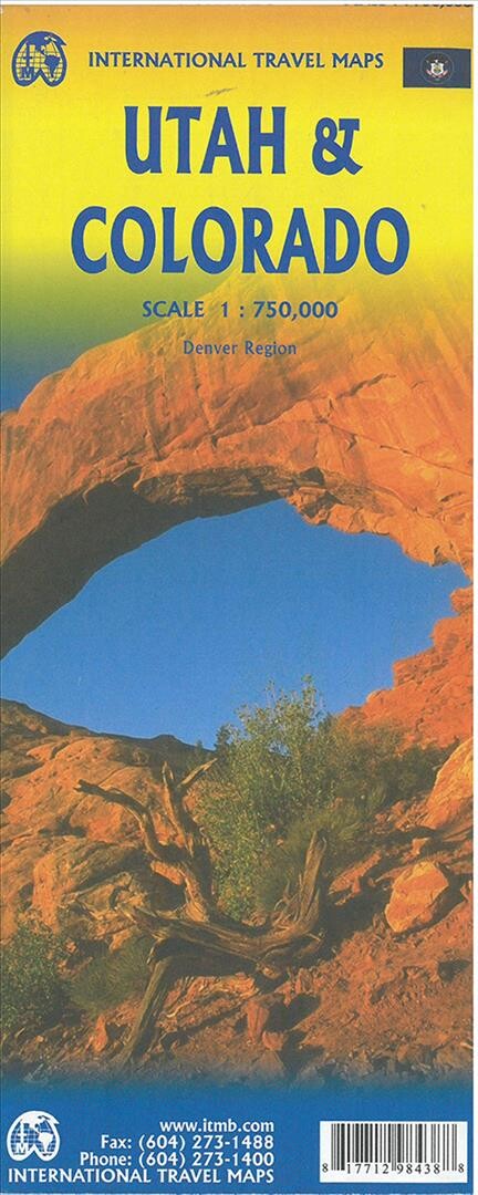 Utah & Colorado - English book