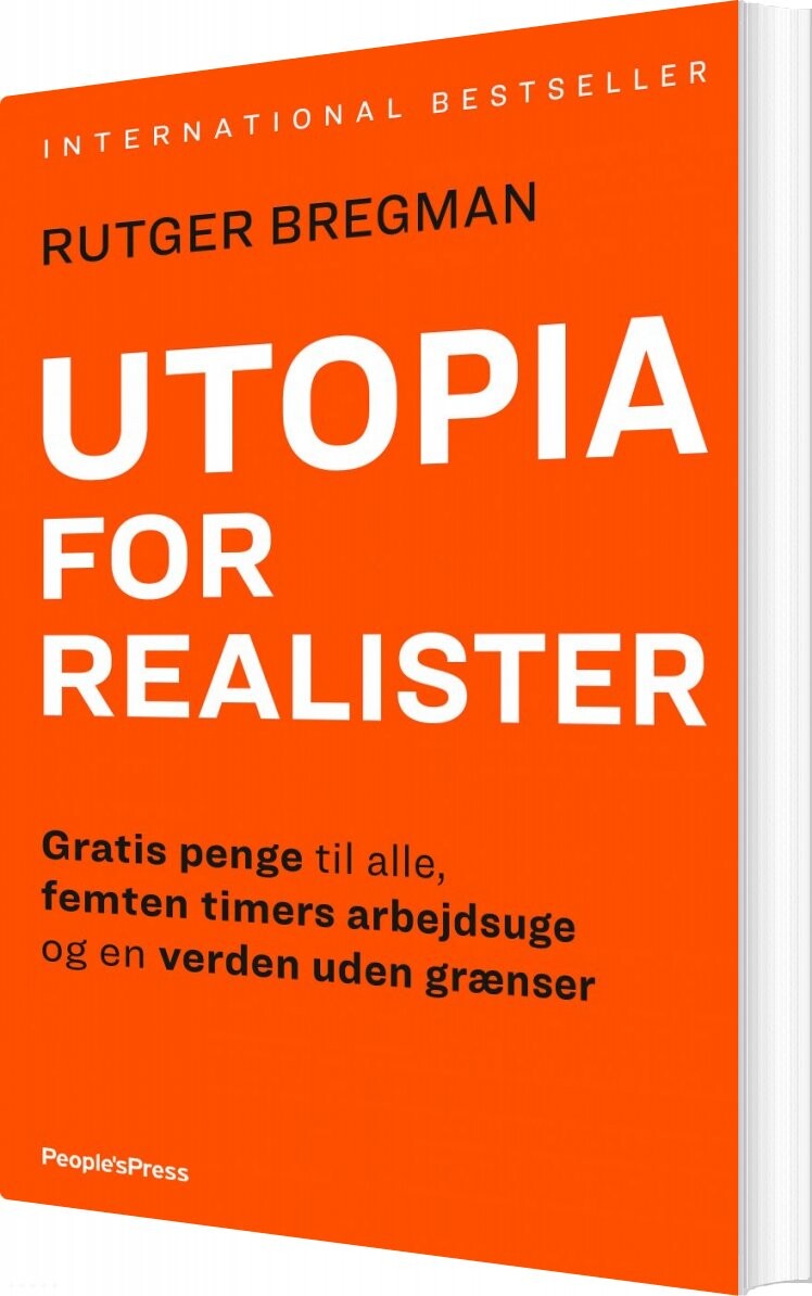Billede af Utopia For Realister - Rutger Bregman - Bog