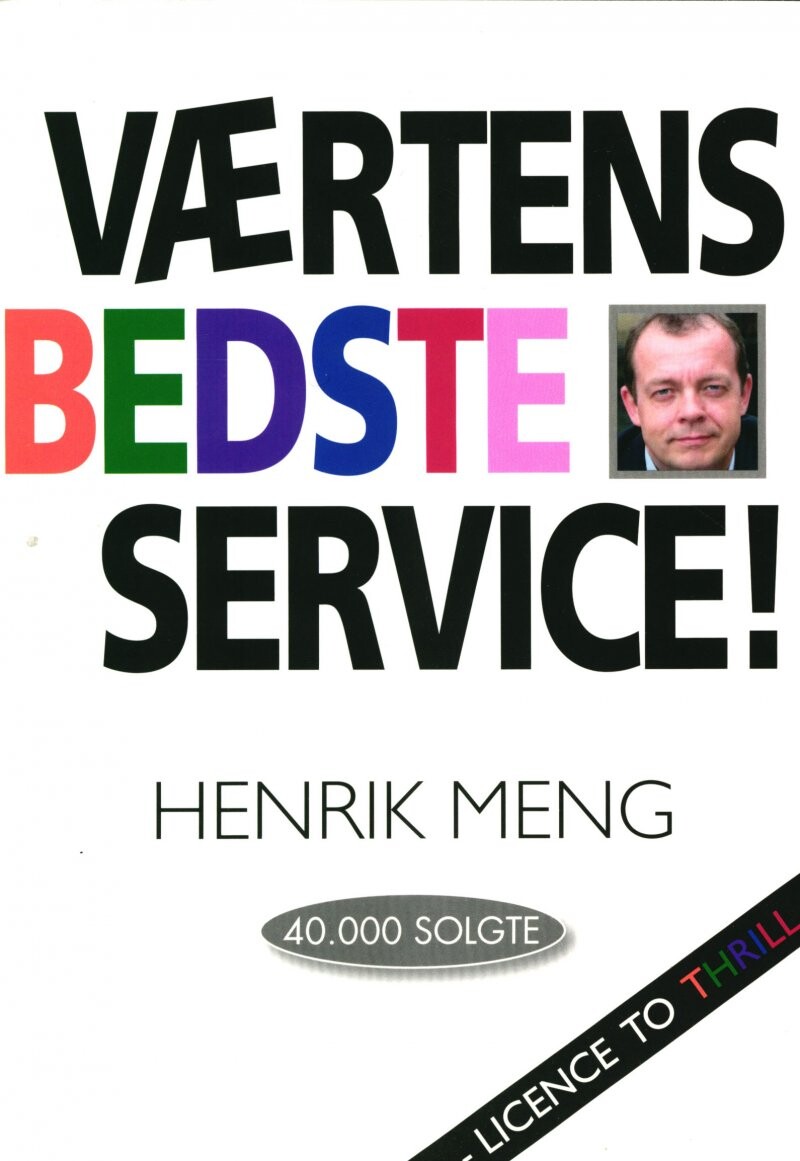 Værtens Bedste Service! - Henrik Meng - Bog