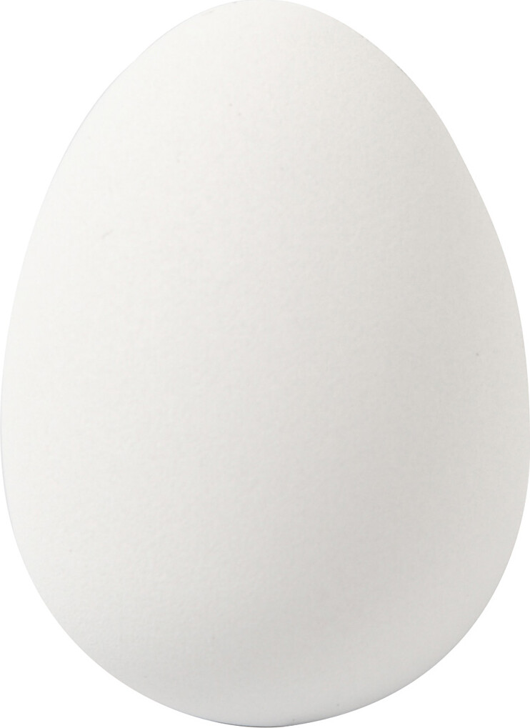 Vagtelæg - H 4 Cm - ø 2,5 Cm - Hvid - 18 Stk. billede