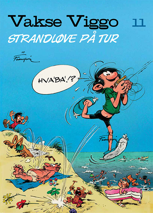 Vakse Viggo 11: Strandløve På Tur - Franquin - Bog