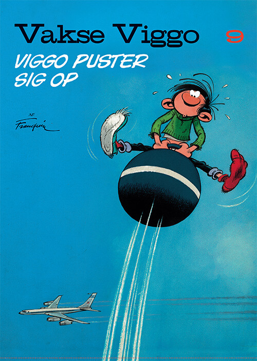Vakse Viggo 9: Viggo Puster Sig Op - Franquin - Bog