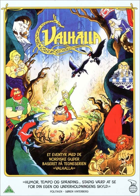 Valhalla - Tegnefilm Fra 1986 - DVD - Film