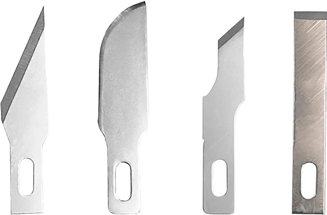 Vallejo - 5 Assorterede Knivblade Til No. 1 Kniv - T06010