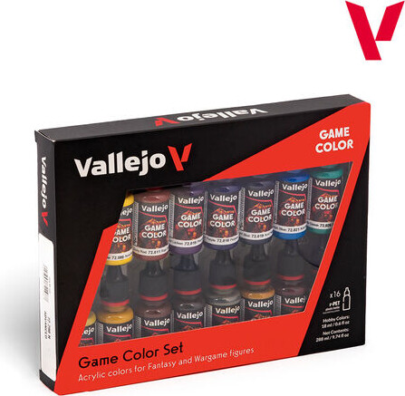 Vallejo - Game Color Maling Sæt - Advanced - 16x17 Ml