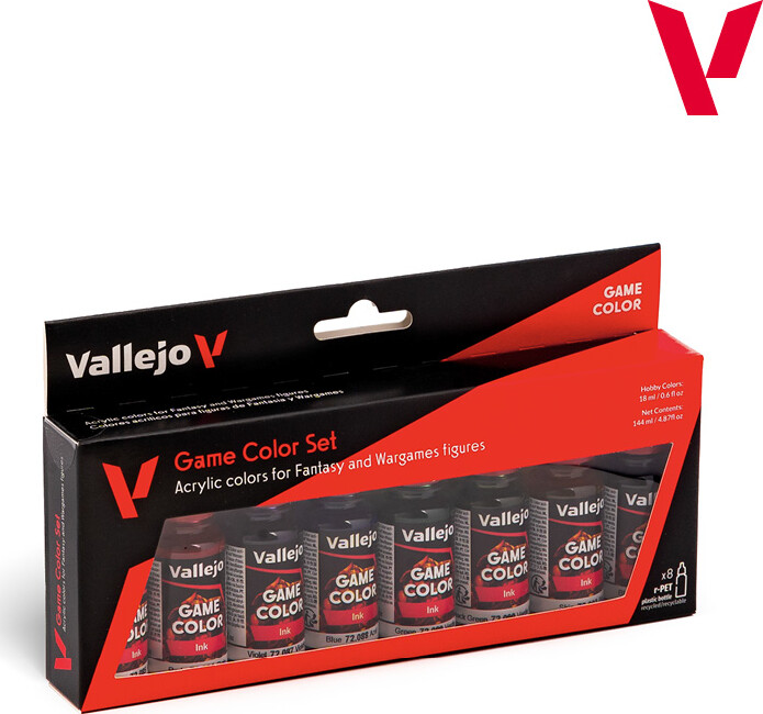 Vallejo - Game Ink Blæk Sæt - 8x17 Ml