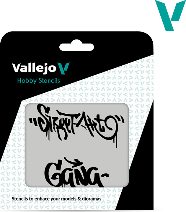 Vallejo - Hobby Stencils - Street Art No. 2