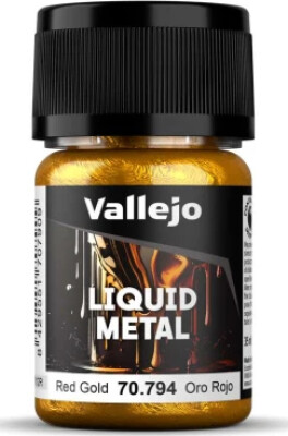 Vallejo - Liquid Gold Metallic - Red Gold 35 Ml