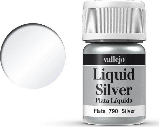 Billede af Vallejo - Liquid Silver Metallic - Silver 35 Ml hos Gucca.dk