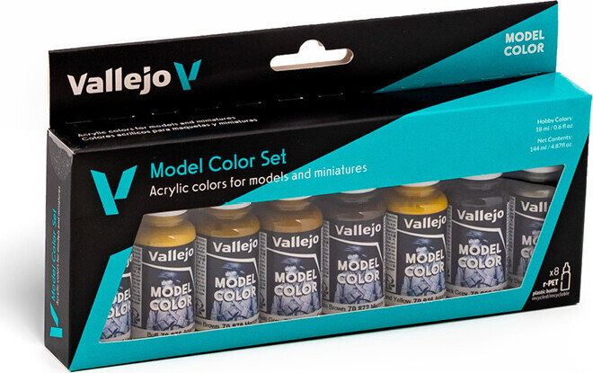 Vallejo - Model Color Maling Sæt - Panzer - 6x17 Ml