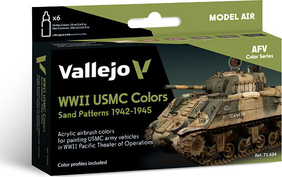 Vallejo - Wwii Usmc Colors Sand Patternes 1942-1945 - 71624