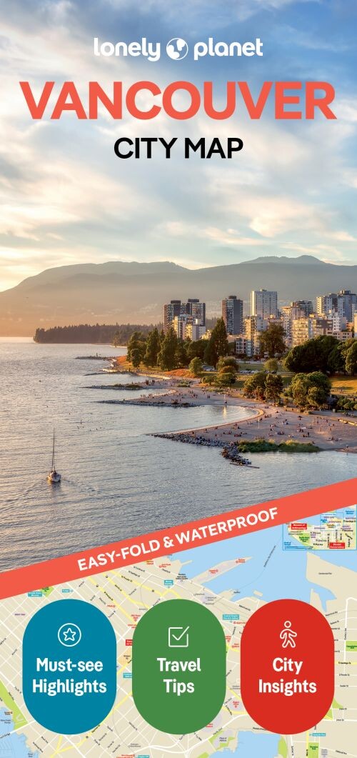 Vancouver City Map - Lonely Planet - English Book