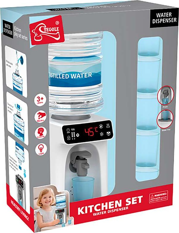 Tegole - Vanddispenser Legetøj Til Børn - Med Lys Og Lyd