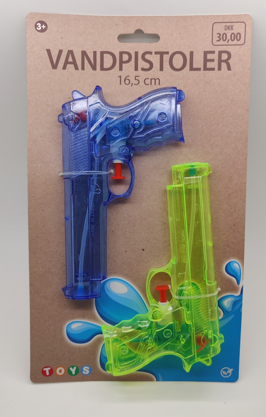 Vandpistol 2stk 16,5cm