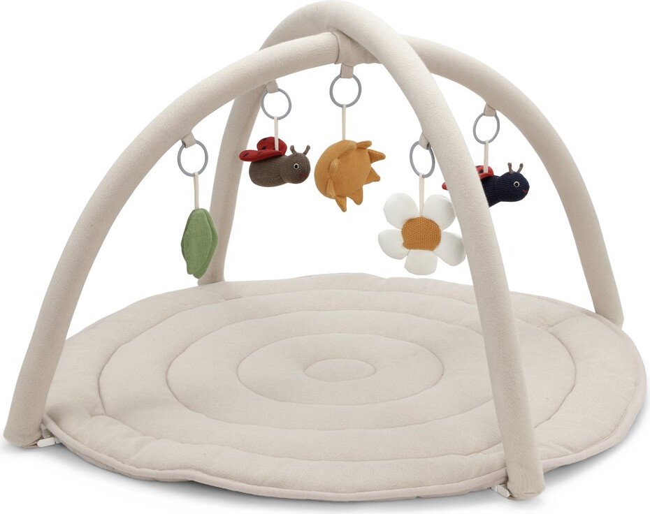 Vanilla Copenhagen - Aktivitetstæppe - Ladybug - ø 90 Cm - Oyster