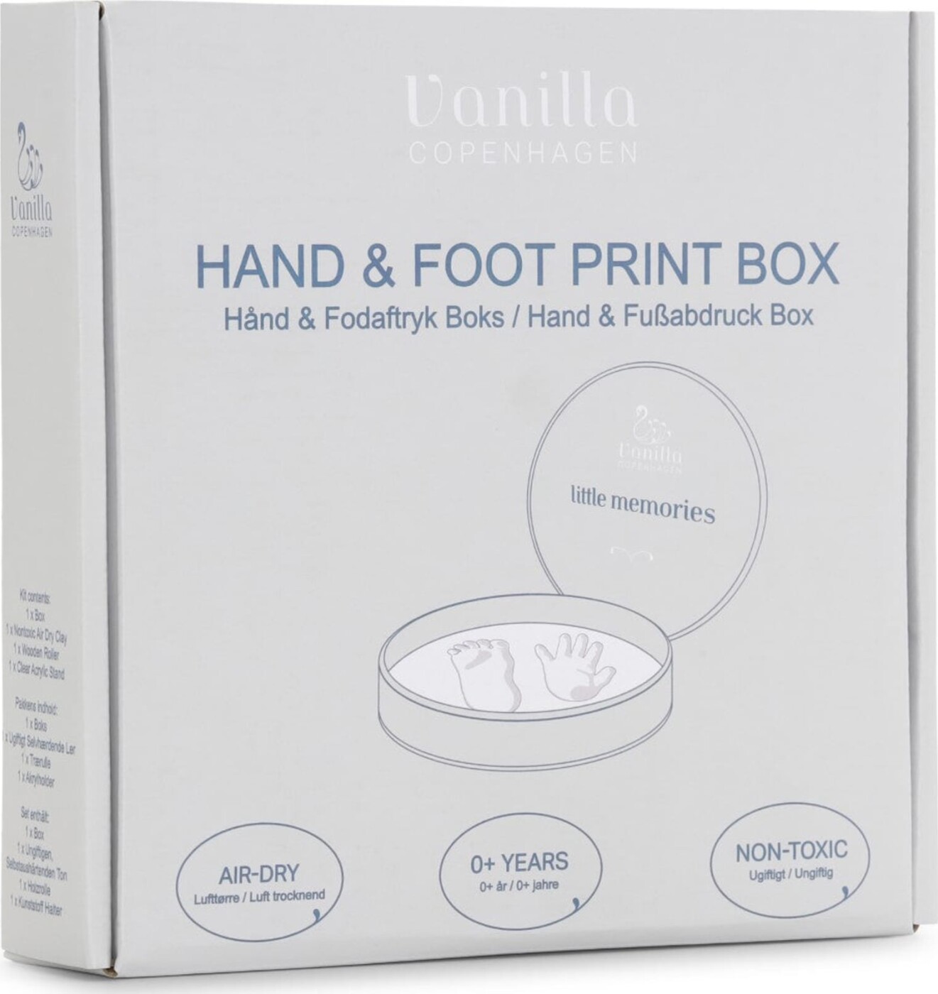 Vanilla Copenhagen - Hånd Og Fodaftryk - Sølv Og Hvid - One Size