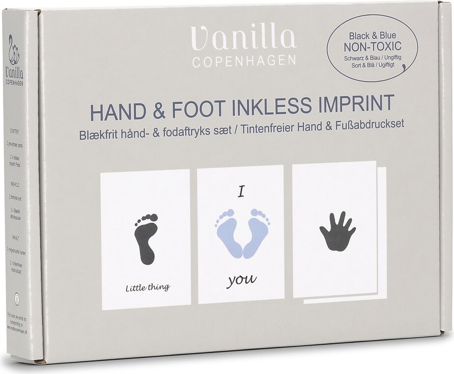 Vanilla Copenhagen Hand & Foot Inkless Pads - Blå-sort - En størrelse (MEMO0324)